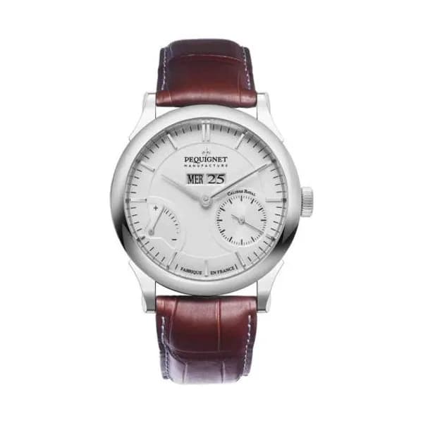 Pequignet E. Montre Pequignet Royale Paris Automatique Cadran Blanc - 9007233
