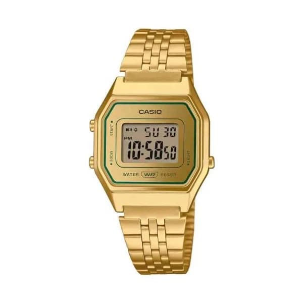 Casio Montre Casio Vintage - Mini Collection - Doré & Vert - LA680WEGV-9A