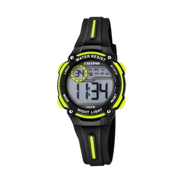 Calypso Montre Calypso en Plastique Noir
