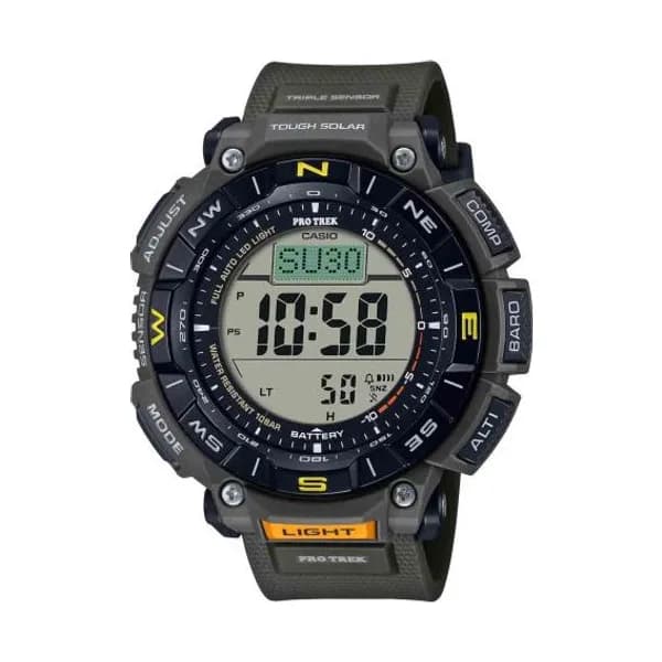 Casio Montre Casio Pro Trek - Série PRG-340 - Vert & Jaune - PRG-340-3