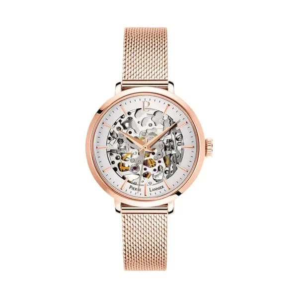 Pierre Lannier Montre Femme PIERRE LANNIER AUTOMATIC en Acier Rose Etanche