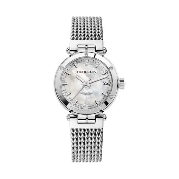 Michel Herbelin Montre Herbelin Newport Femme Automatique Diamants - 1658AP89B