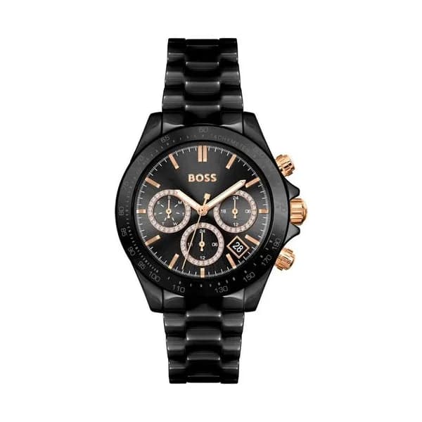 Hugo Boss Montre Boss Collection Sport Lux Novia Ceramic en Céramique Noir