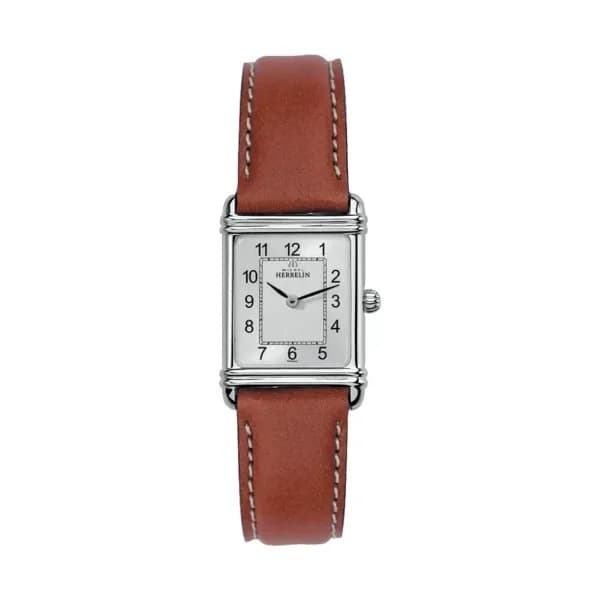 Michel Herbelin Montre quartz Femme Art déco Argenté