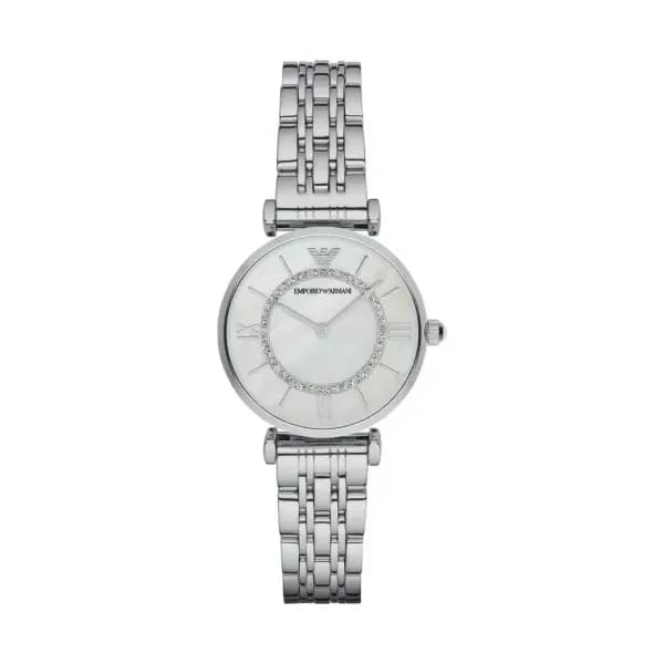 Emporio Armani Montre Analogique Femme Emporio Armani Acier Gris AR1908