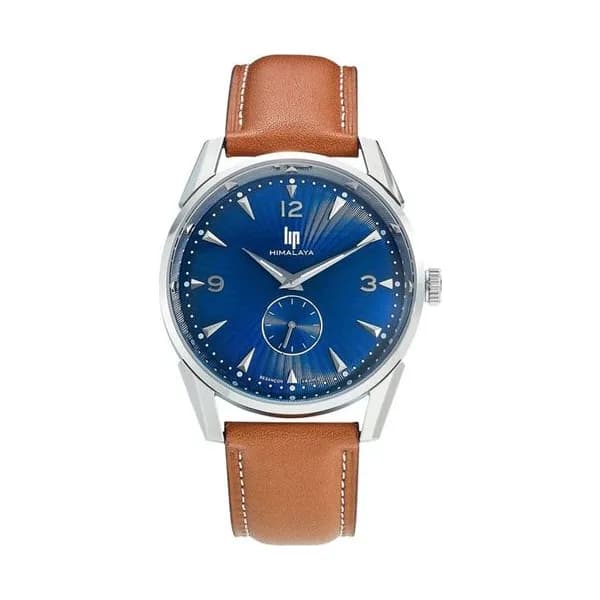 Lip Montre Lip Himalaya - Homme - cadran Bleu- 40 mm - Acier - 671543