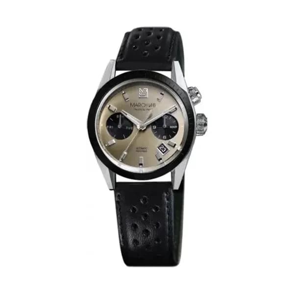 March LA.B Montre MARCH LA.B Agenda Automatique Cadran Magnum Bracelet Buffle