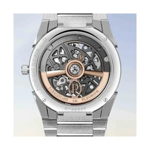 Parmigiani Fleurier Tonda Pf Skeleton Steel Platinum Graphite