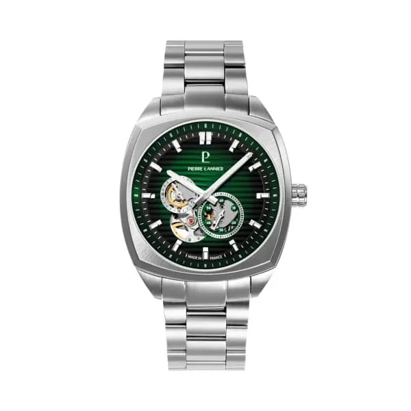 Pierre Lannier Montre automatique Homme Arcadius Vert