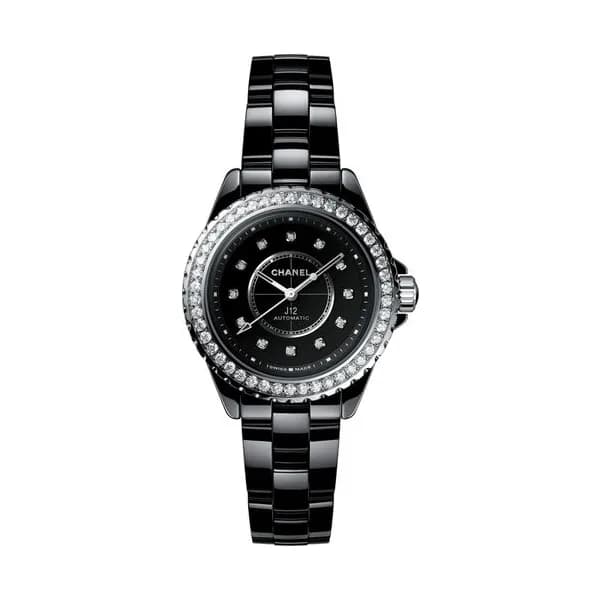 Chanel Montre J12 Lunette de Diamants Calibre 12.2, 33 MM