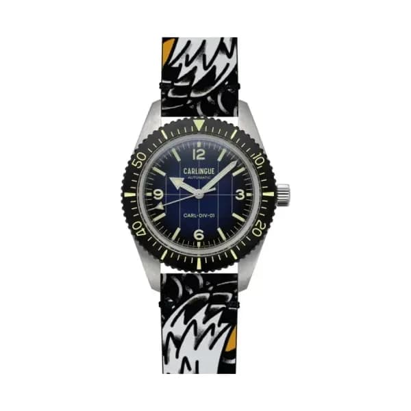 Carlingue Montre Diver 01 Old School Eagle Tattoo