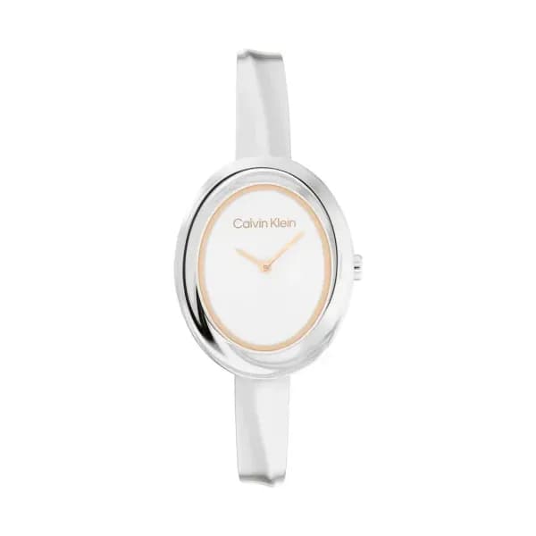 Calvin Klein Montre Calvin Klein Twisted Bezel Blanc