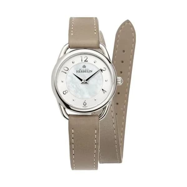 Michel Herbelin Montre Herbelin en Cuir