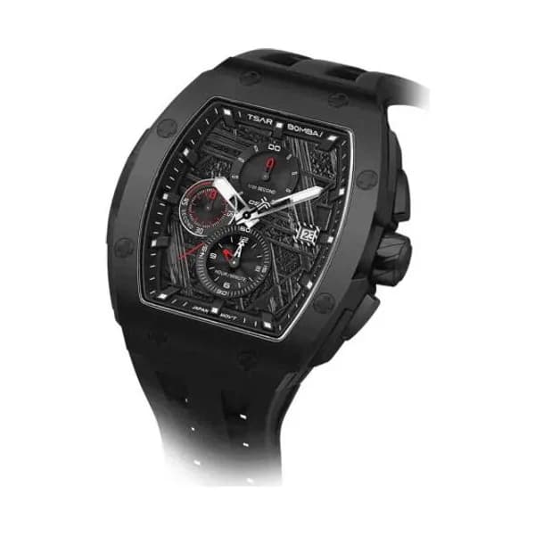 Tsar Bomba Montre Tsar Bomba - Elemental Series - Quartz II - Noir - TB8211QII07