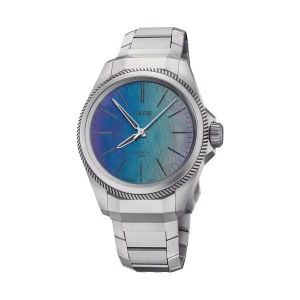 Oris Montre Oris ProPilot X Calibre 400 Titane automatique cadran multicolore bracelet titane 39 mm
