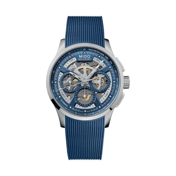 Mido Montre Mido Multifort Skeleton Chronograph 43 mm- M038.662.17.040.00