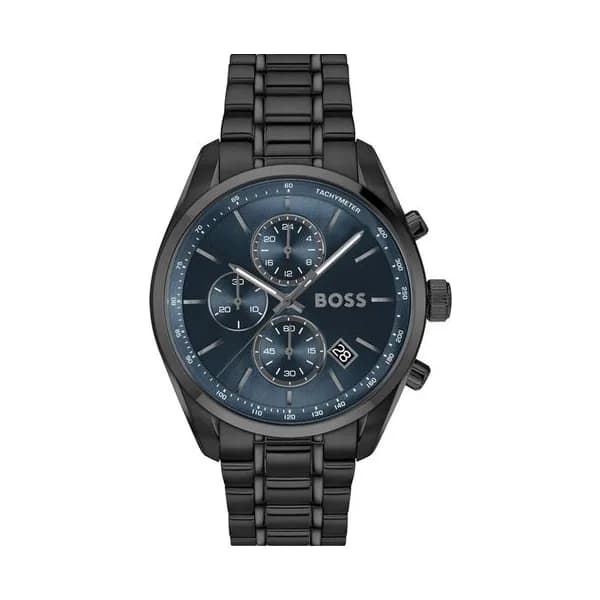 Hugo Boss Montre Boss Collection Grand Prix 44 en Acier et PVD Noir