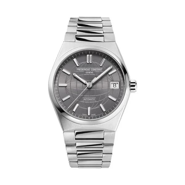 Frédérique Constant Montre Frédérique Constant Highlife Ladies automatique cadran gris bracelet acier 34 mm