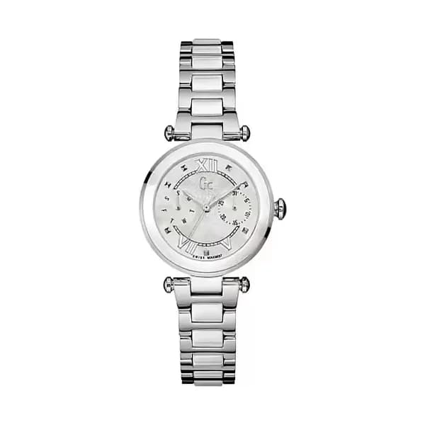 Gc Montre Femme GC en Céramique Blanche Etanche