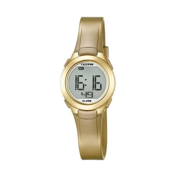Calypso Montre Calypso en Plastique Doré