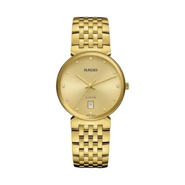 Rado Montre Rado Florence Diamonds Quartz Bracelet Acier et PVD 38.0 mm