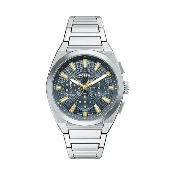 Fossil Montre Fossil Everett Chrono Bleu