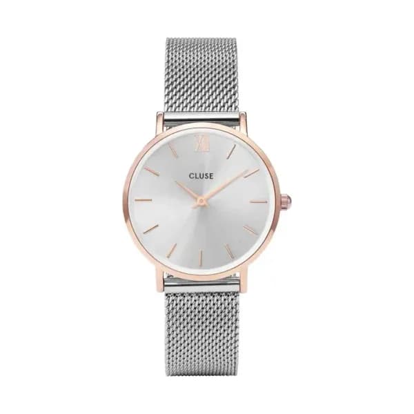 Cluse Minuit Watch Mesh, Rose Gold Colour, Two-Tone