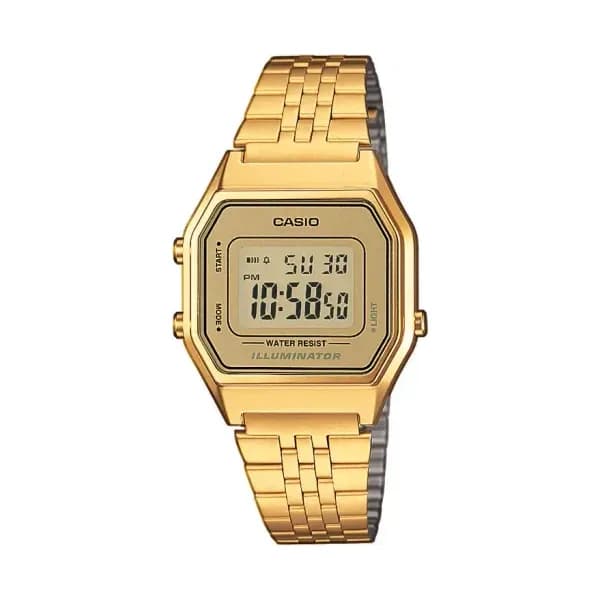 Casio Montre quartz Mixte Illuminator Doré