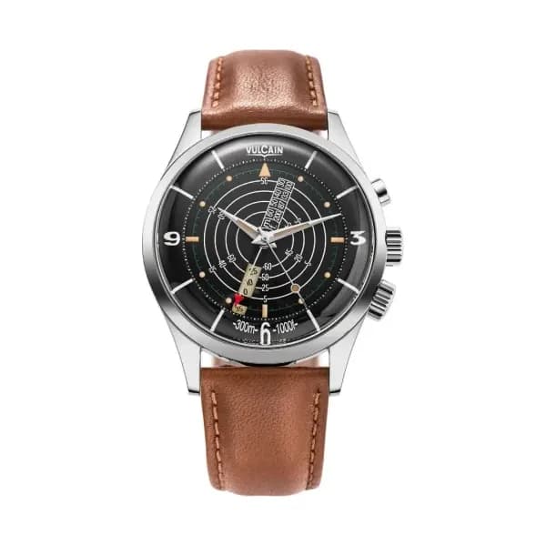 Vulcain Nautical Black Beige Patina