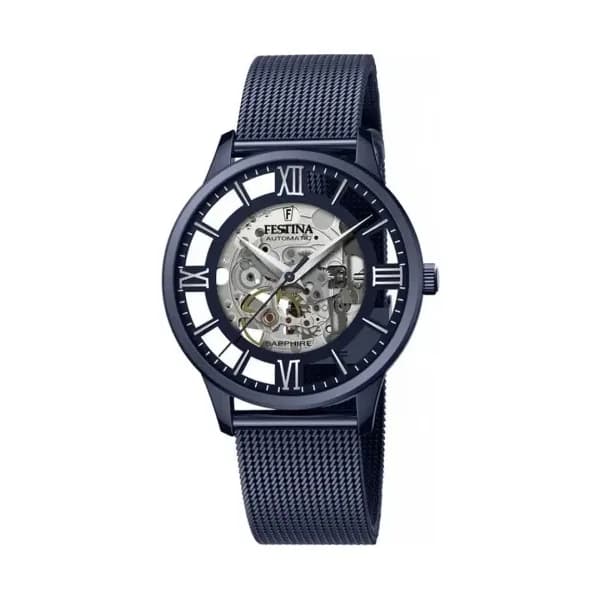 Festina Montre Homme FESTINA AUTOMATIC en Acier Bleu