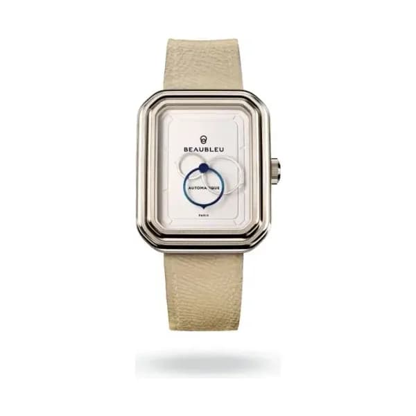 Beaubleu Montre Beaubleu Ecce Figura Lys Bracelet Cuir Crème