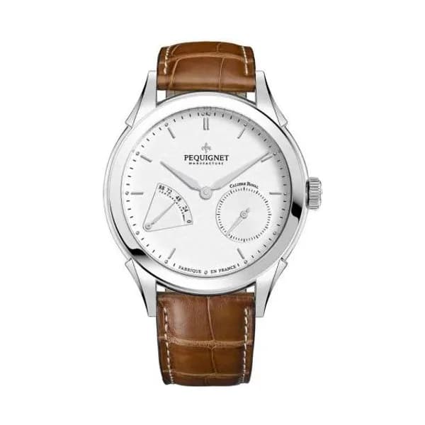 Pequignet Montre Pequignet Royale Origine Automatique Cadran Blanc - 9010133-CGF