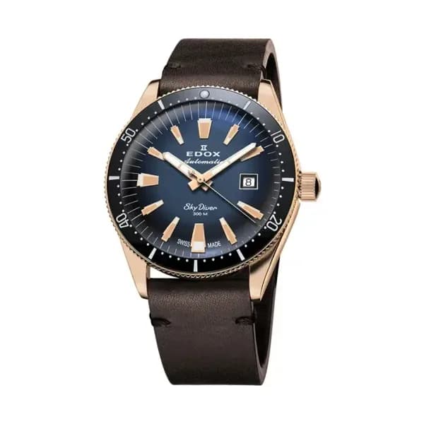 Edox Montre Skydiver 42 Date Automatic Limited Edition 80126-BRN-BUIDR