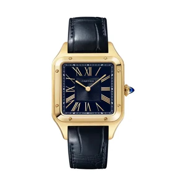 Cartier Montre quartz Homme Santos Bleu foncé