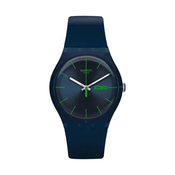 Swatch Montre quartz Mixte New gent Bleu foncé