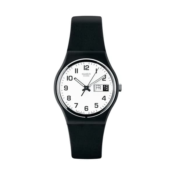Swatch Montre Swatch Gent Once Again en Plastique Noir