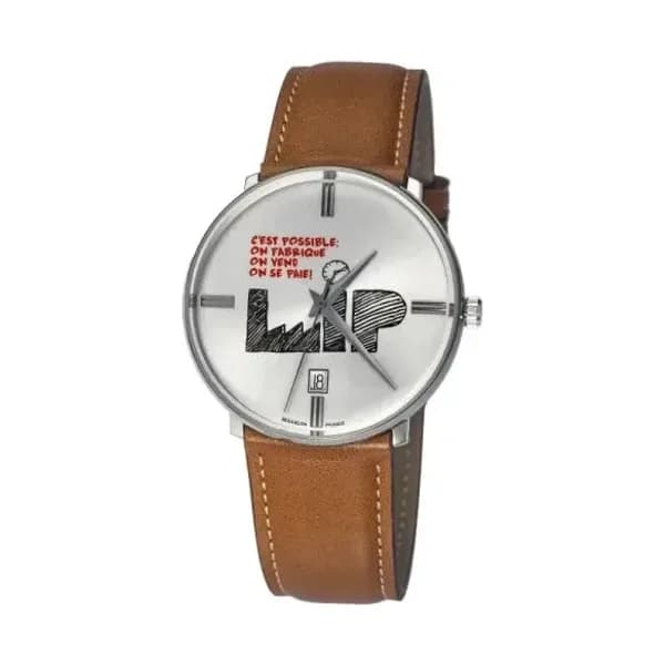 Lip Montre Lip C'est Possible 671956- Homme - cadran Argent- 38 mm - Acier inoxydable