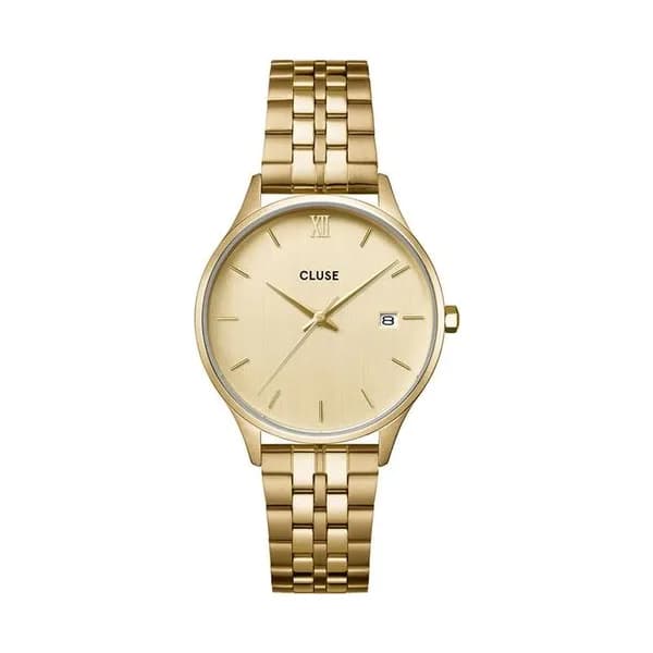 Cluse Minuit Date Watch Steel, Full Gold Colour