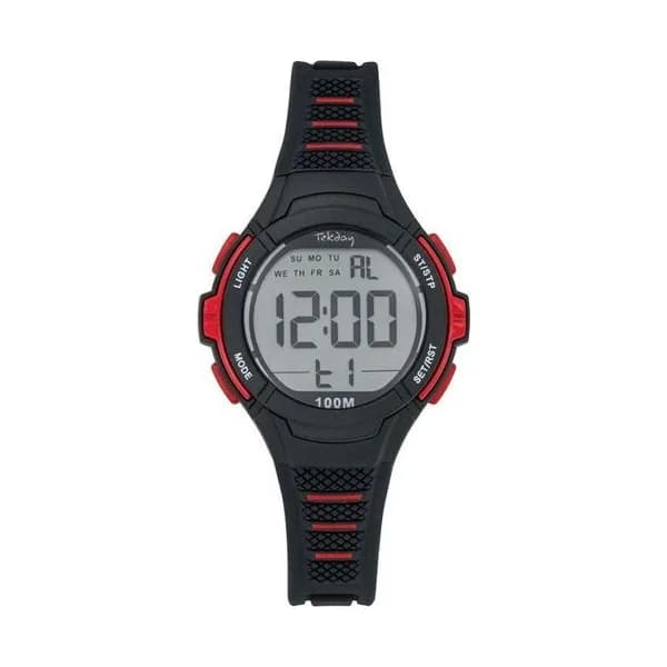 Tekday Montre TekDay en Silicone Noir