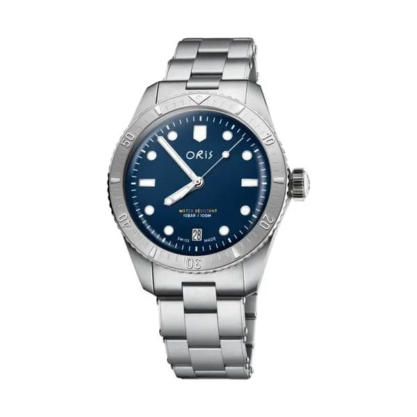 Oris Montre Oris Divers Sixty-Five "LFP Limited Edition" automatique cadran bleu bracelet acier 38 mm