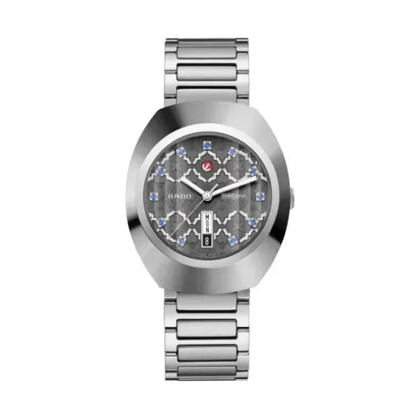 Rado Montre Rado Diastar Original Automatique Cadran Rhodium Bracelet Argenté