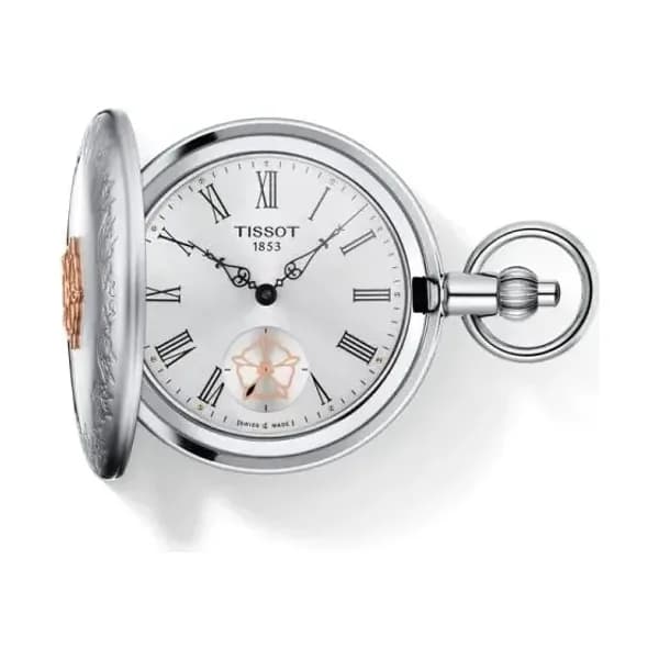 Tissot Montre Tissot Double Savonnette Mechanical Cadran Argent