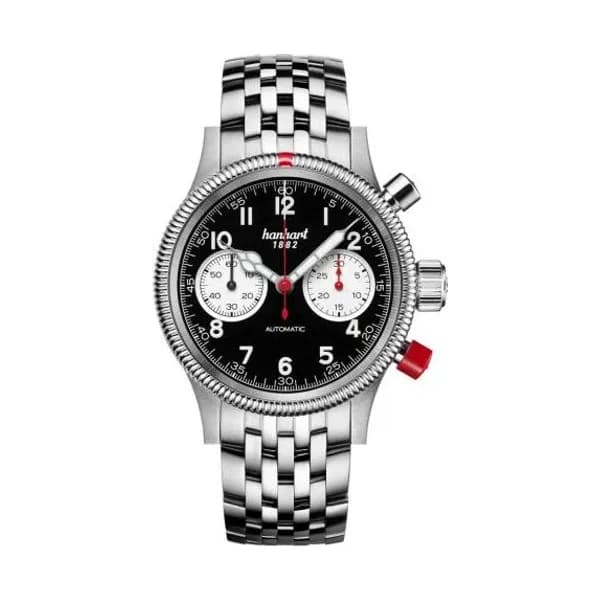 Hanhart Montre Hanhart 1882 Pionner MK2 Panda Inversé Automatique diamètre 40 mm- 716.211-6428