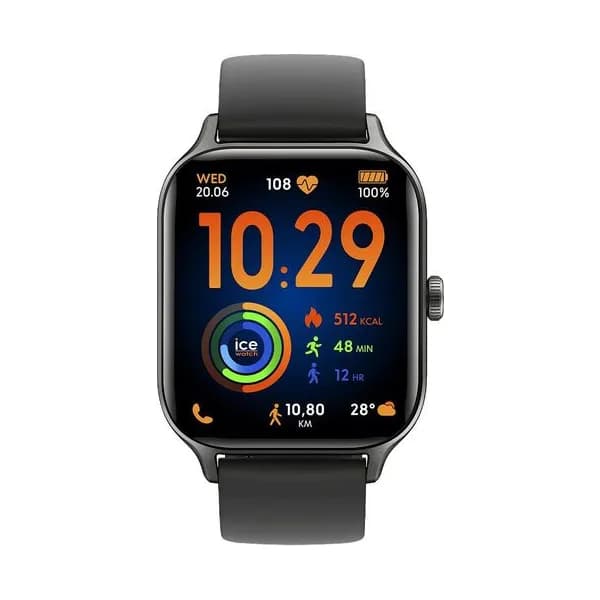 Ice Watch Montre Connectée Ice Watch Collection Ice Fit RT 3.0 en Silicone Noir