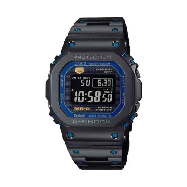 Casio Montre GShock MR-G - Série MRG-B5000 - Noir & Bleu 49.6 x 43.2 mm- MRG-B5000BA-1