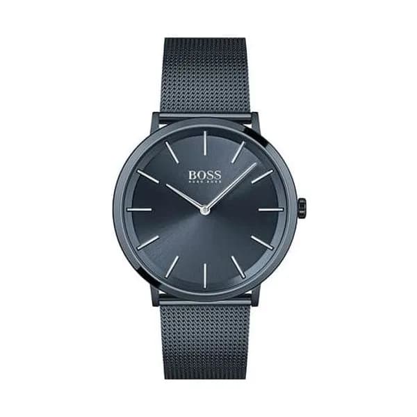 Hugo Boss Montre Homme BOSS BLACK BUSINESS en Acier Bleu