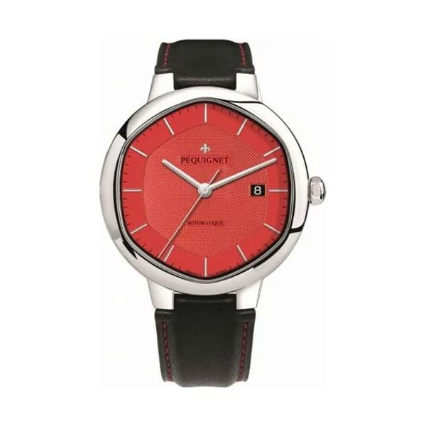 Pequignet E. Montre Pequignet Exagone Rouge 41 mm - 4470463