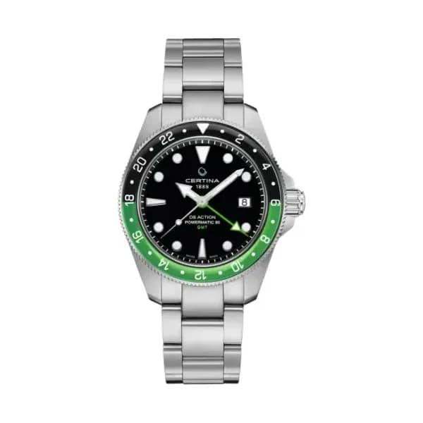 Certina Montre Certina DS Action GMT Powermatic 80 Automatique Cadran Noir
