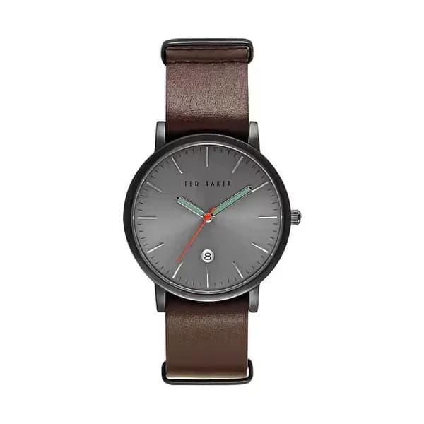 Ted Baker Montre Homme TED BAKER en Cuir Marron Etanche