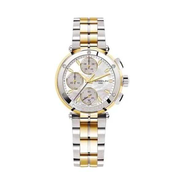 Michel Herbelin Montre Herbelin Newport Chronograph Femme Quartz Chronographe - 35688BT19